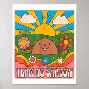Murmeldjursteam Inge Skugga Roliga Män Kvinnor Ret Poster