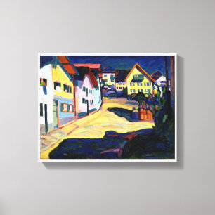 Murnau, Burggrabenstrasse 1 (1908) av Wassily Kand Canvastryck