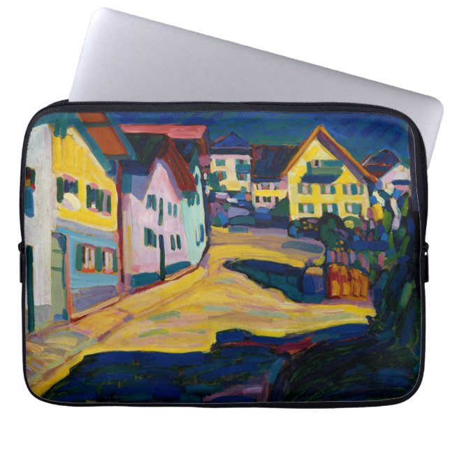 Murnau Burggrabenstrasse 1 - Wassily Kandinsky Laptop Fodral (Framsidan)