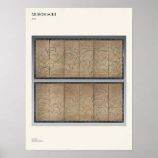 Muromachi Japan Konst Affisch