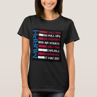 Murph 2021 American Workout Challenge Memorial Day T Shirt