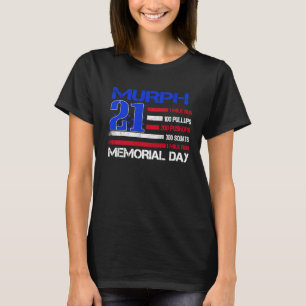Murph 2021 Memorial Day Workout Patriotic WOD T Shirt