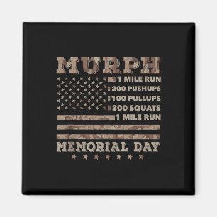 Murph 2021 Workout American Memorial Magnet