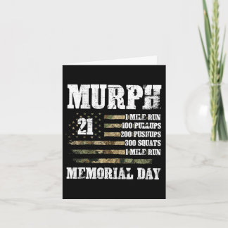 Murph 2023 memorial day workout patriotic hero wod kort