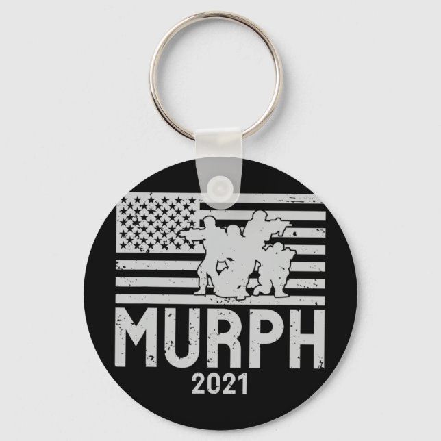 Murph 2023 träning patriotisk minnesdag Murph  Nyckelring (Framsida)