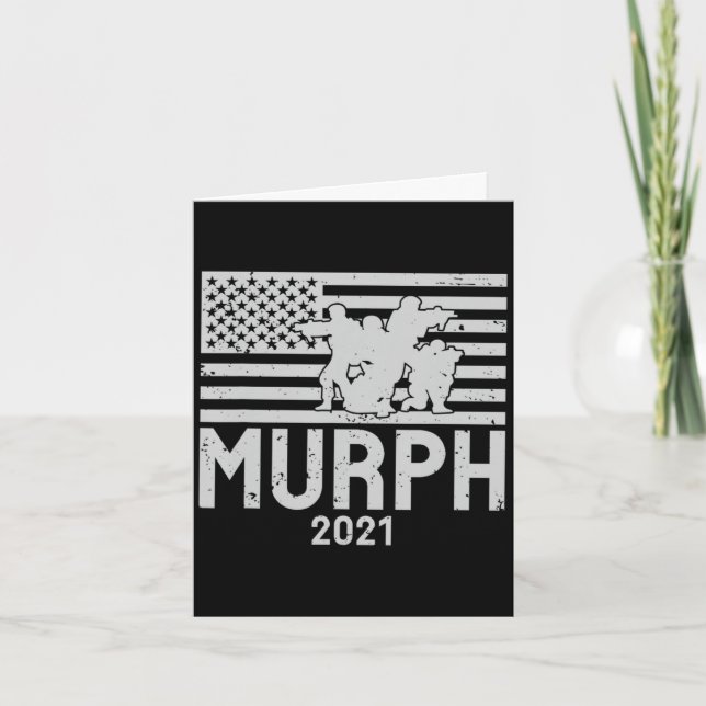 Murph 2023 workout patrioticic memorial day Murph  Kort (Framsida)