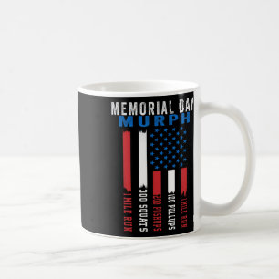 Murph Challenge American Memorial Day Workout Gym Kaffemugg