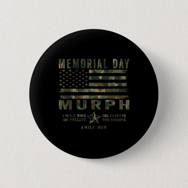 Murph Challenge Memorial Day Workout Gym oss Knapp (Framsida)