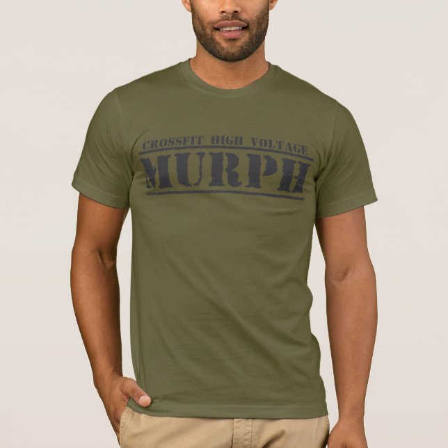 Murph för Crossfit kickspänning manar Tshirt Tee (Framsida)