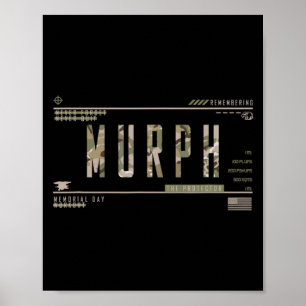 Murph minnesdag träning wod militär wor Murph Poster