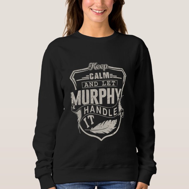 Murphy Efternamn Shirt Murphy Namn Birthday T (Framsida)