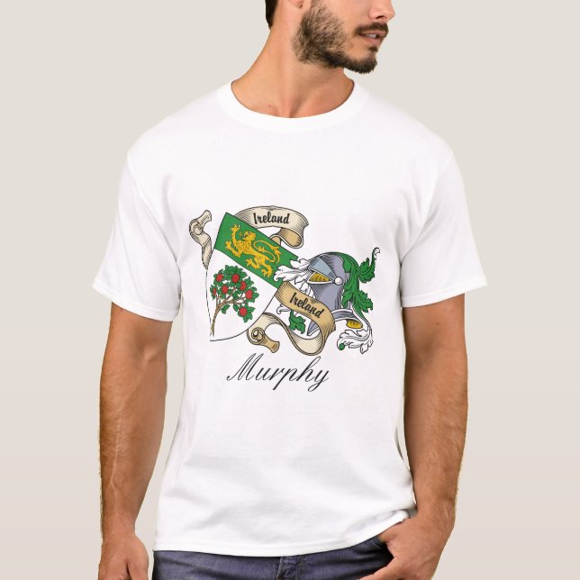 Murphy familjvapensköld t-shirt (Framsida)