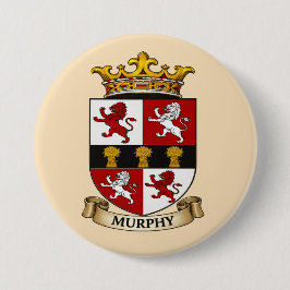 Murphy Family Coat of Arms Button Knapp
