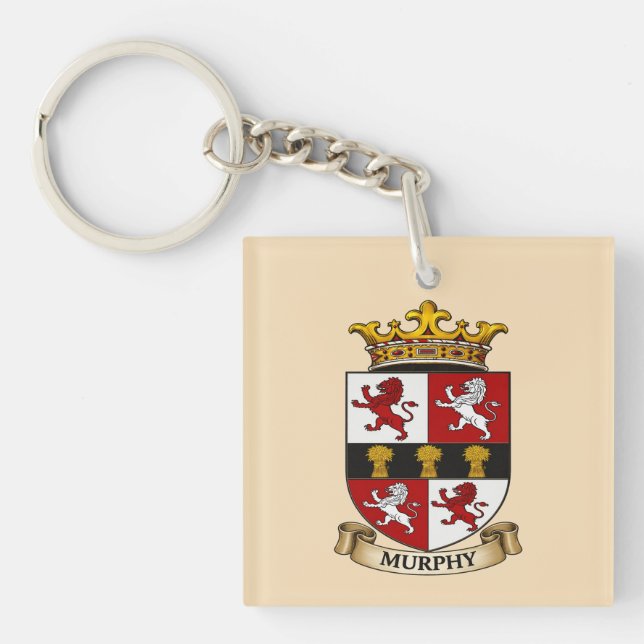 Murphy Family Coat of Arms Keychain (Framsidan)