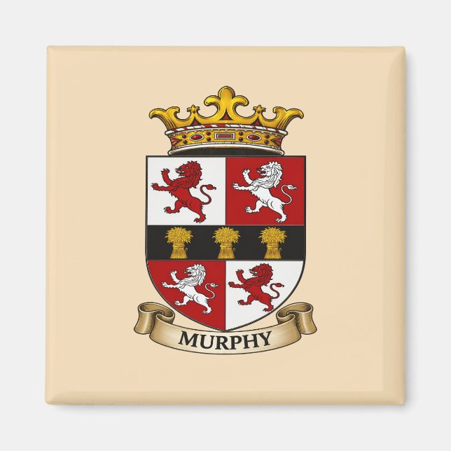 Murphy Family Coat of Arms Magnet (Framsidan)