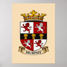 Murphy Family Coat of Arms Poster