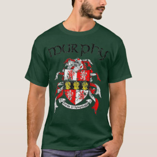 Murphy Family Crest Jackar Arm Surname Gifts T Shirt