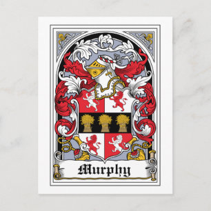 Murphy Family Crest Vykort