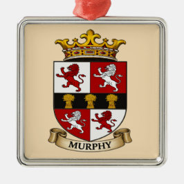 Murphy Family-vapenornament Julgransprydnad Metall
