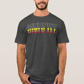 Murphy Förnamn Roligt Vintage Solnedgång Murphy fa T Shirt