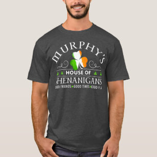 Murphy House of Shenanigans St patricks day T Shirt