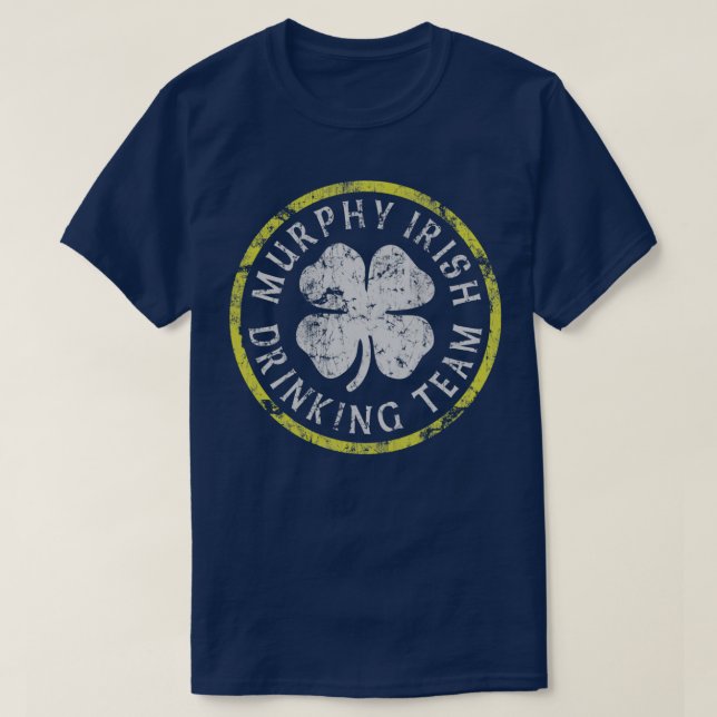 Murphy Irish Drinking Team  T Shirt (Design framsida)