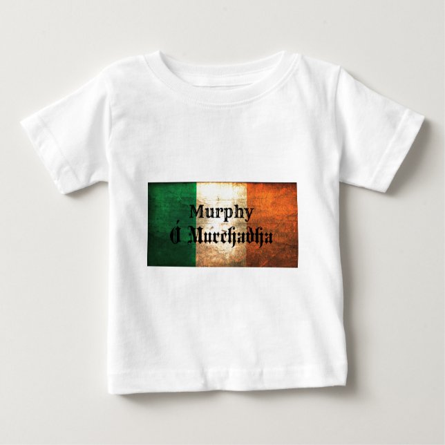 Murphy Irish Flagga Tee Shirt (Framsida)