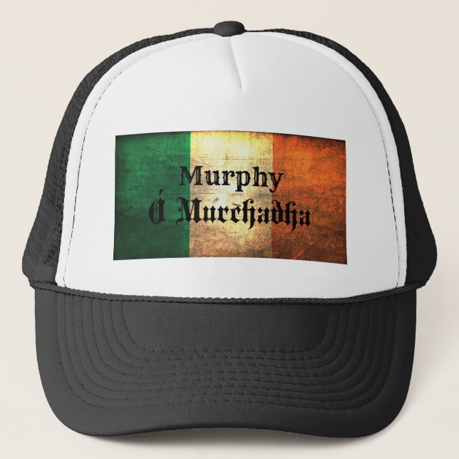 Murphy Irish Flagga Truckerkeps (Framsida)