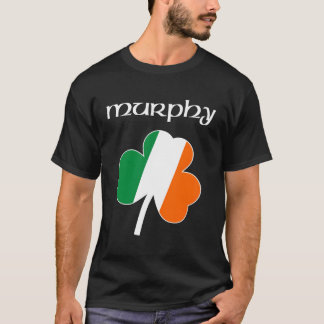 Murphy Irish Last Name Gift Ireland Flagga Shamroc T Shirt
