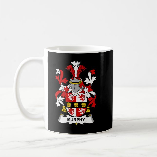 Murphy Jackar Arm Family Crest Kaffemugg (Vänster)
