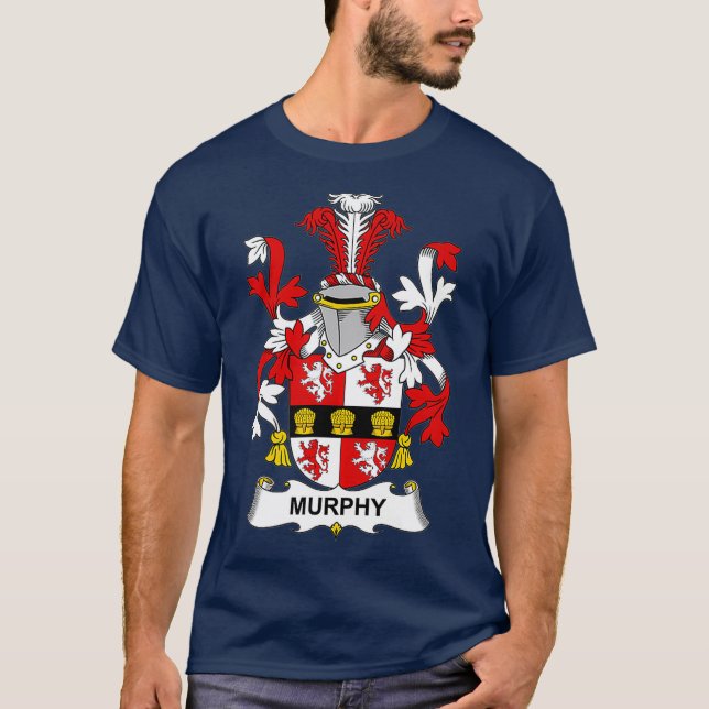 Murphy Jackar Arm Family Crest T Shirt (Framsida)