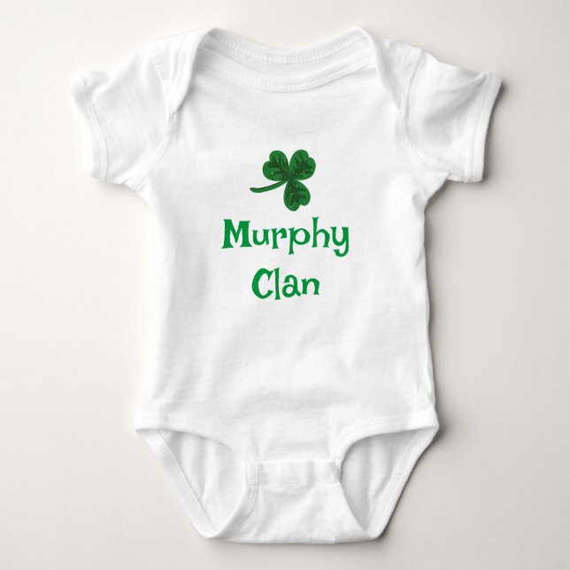 Murphy Klan Shamrock Bodydräkt T Shirt (Framsida)