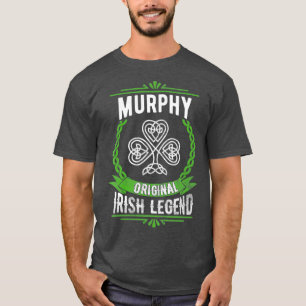 Murphy Namn St patricks day Irish Legend T Shirt