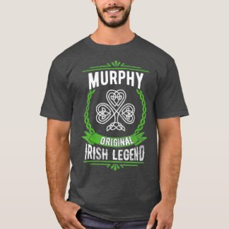 Murphy Namn St patricks day Irish Legend T Shirt