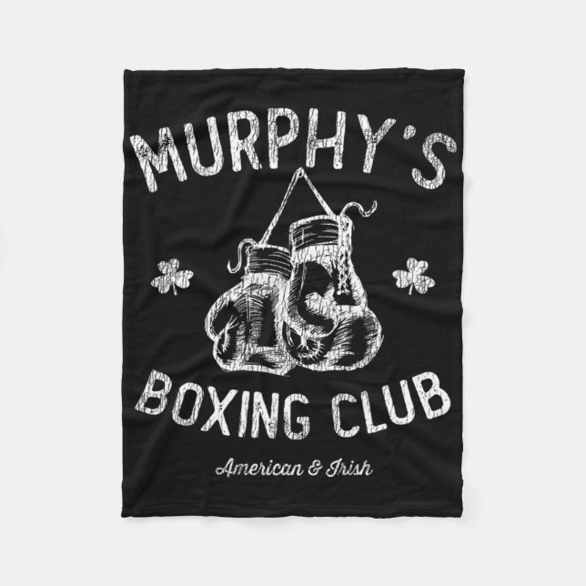 Murphy's Boxing Klubb - American Irish Boxer Fleecefilt (Framsidan)