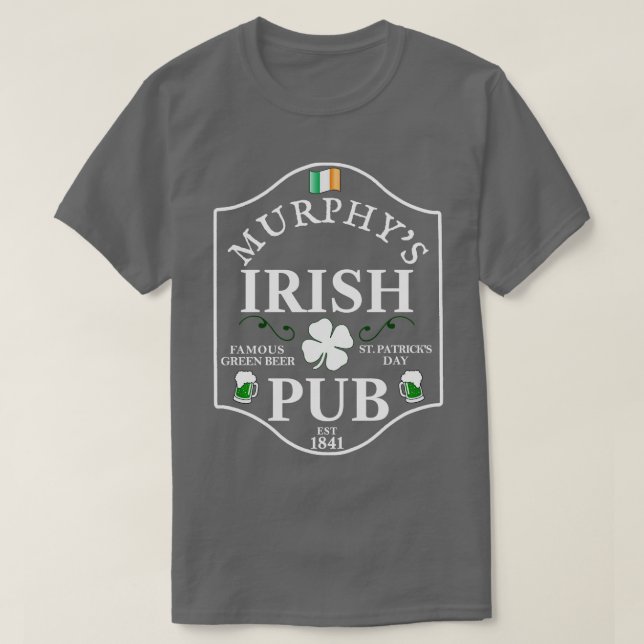 MURPHYS IRISH PUB St T Shirt (Design framsida)