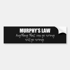 Murphys lag bildekal