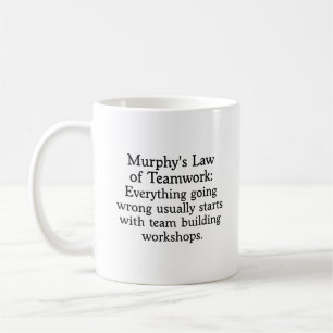 Murphys lag för Teamwork (2) Kaffemugg
