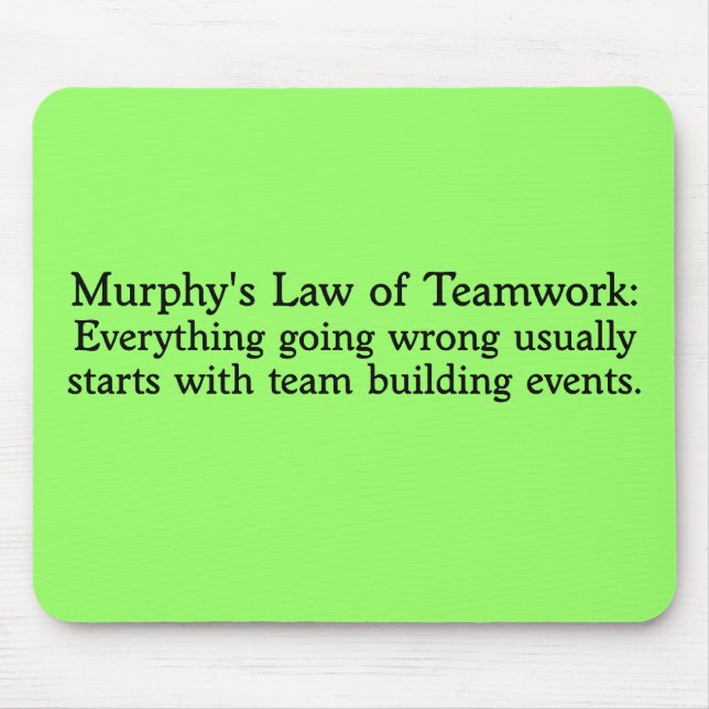 Murphys lag för Teamwork Musmatta (Framsidan)