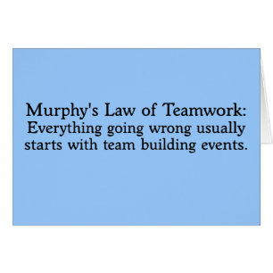Murphys lag för Teamwork OBS Kort