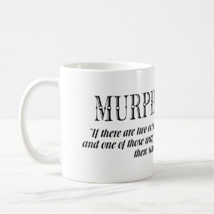 Murphys lag kaffemugg