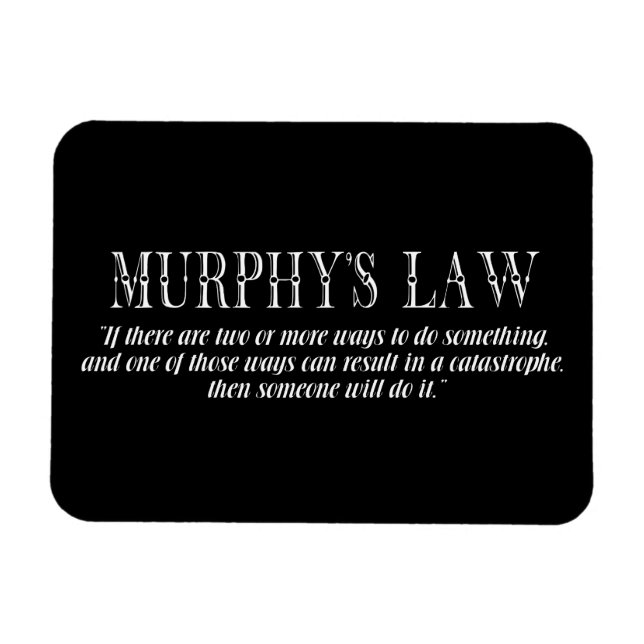 Murphys lag magnet (Horisontell)