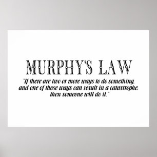 Murphys lag poster