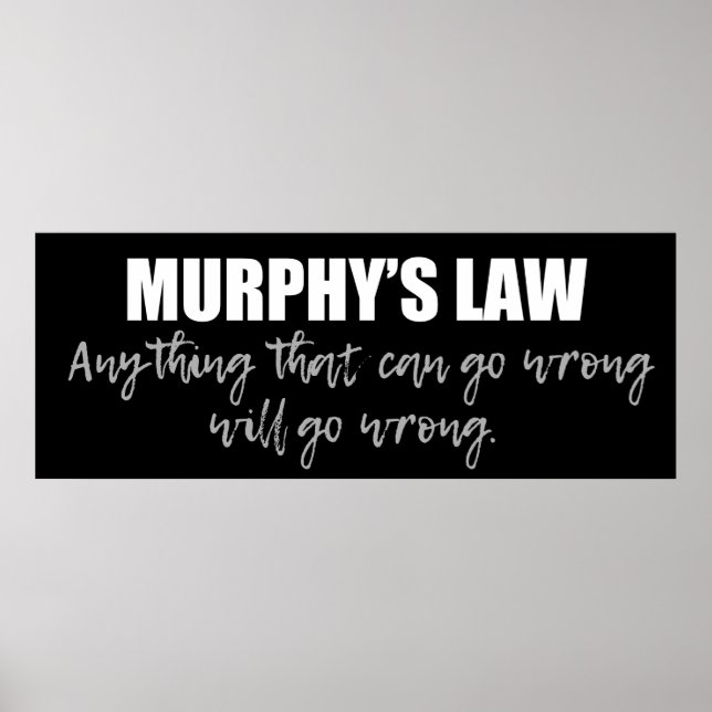 Murphys lag poster (Framsidan)