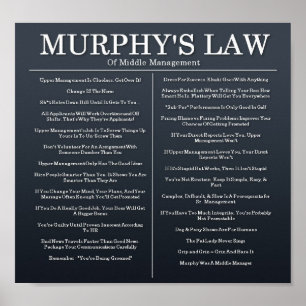 Murphys lagar av mellersta ledning poster