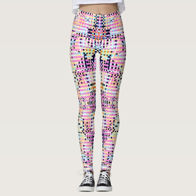 Murray Abstrakt Mönster Leggings (Framsida)