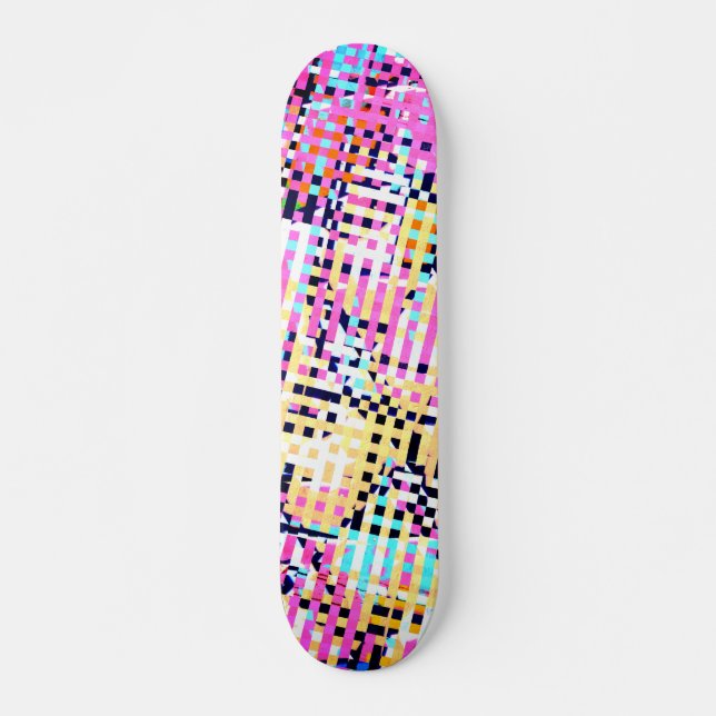 Murray Abstrakt Mönster Mini Skateboard Bräda 18,5 Cm (Framsida)