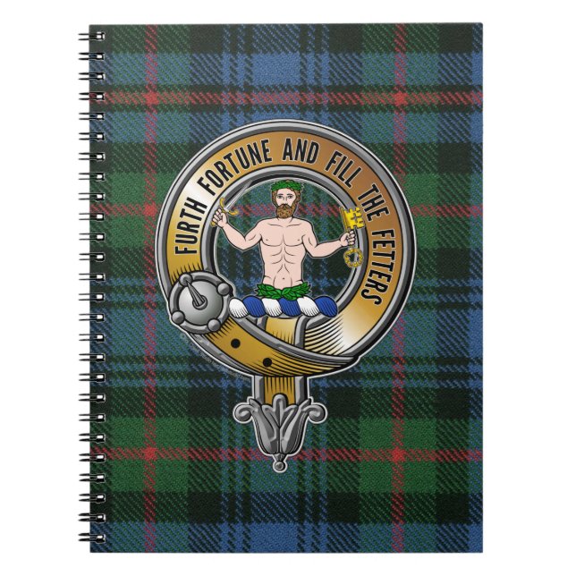 Murray Atholl Tartan & Badge Anteckningsbok (Framsidan)