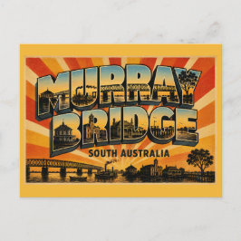 Murray Bridge South Australia Historisk Flodstad Vykort