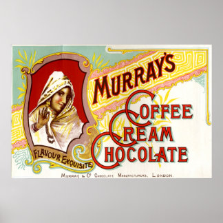 Murray Coffee Cream Chocolate Poster